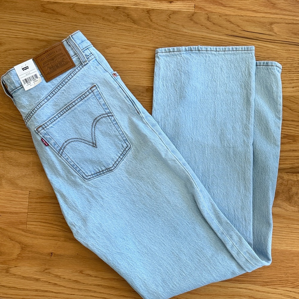 Levi's Light Blue High Rise Women Jeans